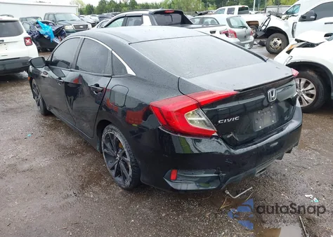 2020 Honda Civic Sport из США, поврежденный, VIN 19XFC2F85LE015485
